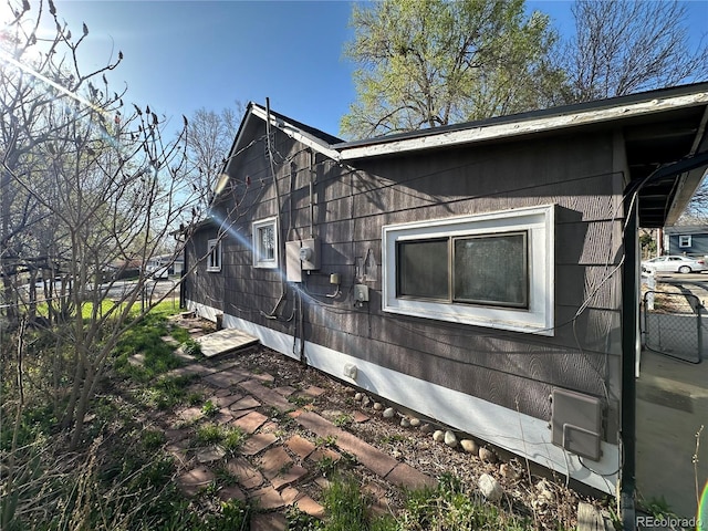view of side of home