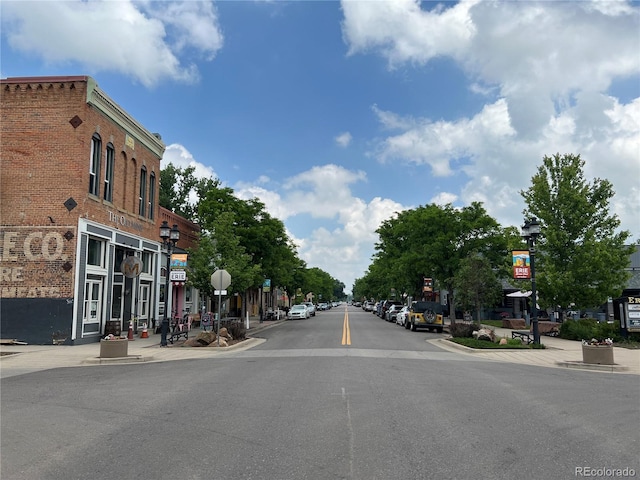 view of road