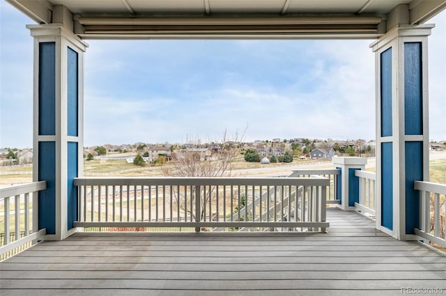 8802 E 148th Ln, Thornton, CO 80602 - wooden deck with a residential view
