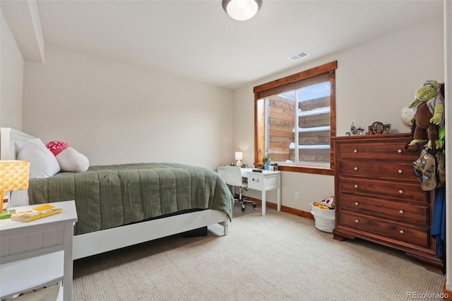 bedroom featuring carpet floors