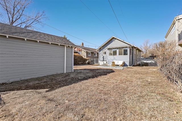 view of rear view of property