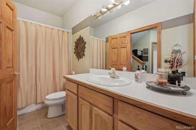 30206 Telluride Ln, Evergreen, CO 80439 - bathroom featuring vanity and tile patterned floors