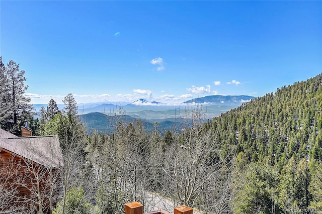 11770 Leavenworth Dr, Conifer, CO 80433 - property view of mountains featuring a wooded view