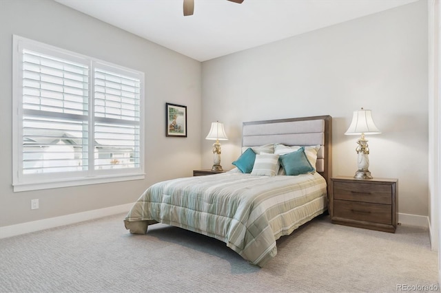 547 Scrubjay Cir, Castle Rock, CO 80104 - carpeted bedroom with baseboards and a ceiling fan