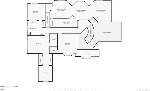 7355 Nile St, Arvada, CO 80007 - view of home floor plan
