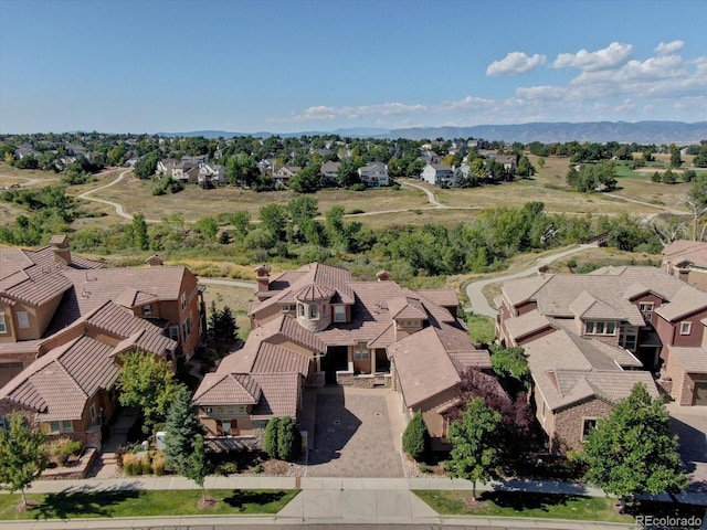 birds eye view of property featuring a residential view