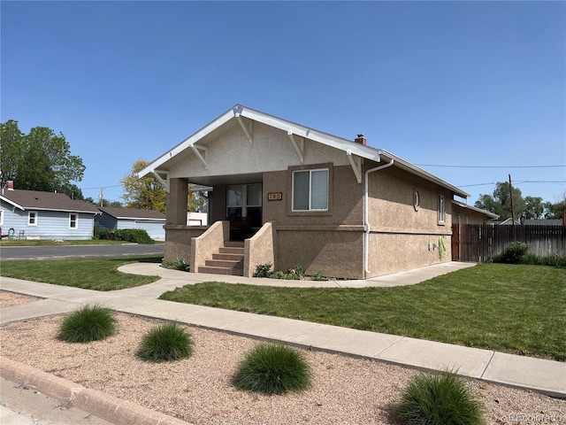 790 4th St, Limon, CO 80828 - view of front of property with stucco siding and covered porch