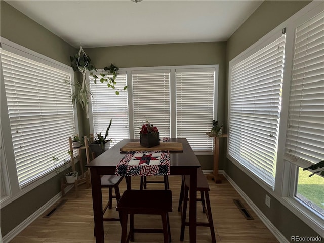 790 4th St, Limon, CO 80828 - dining area featuring baseboards and wood finished floors