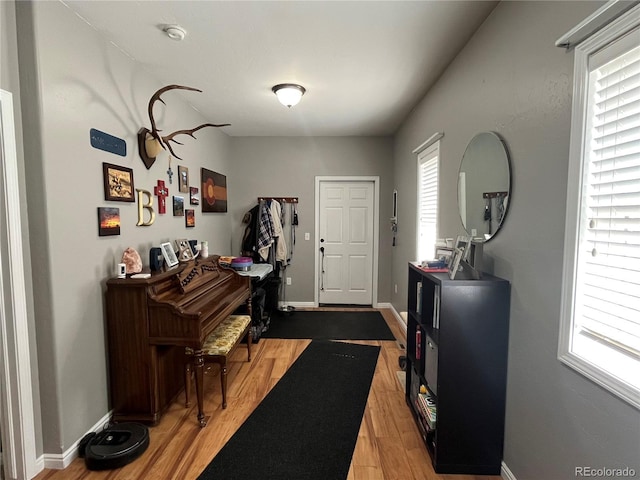 790 4th St, Limon, CO 80828 - foyer entrance with light wood-style floors and baseboards