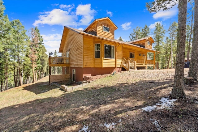 view of front of home