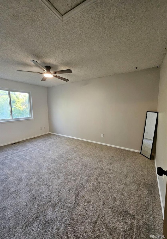 2034 S Truckee St, Aurora, CO 80013 - carpeted spare room featuring a textured ceiling and ceiling fan
