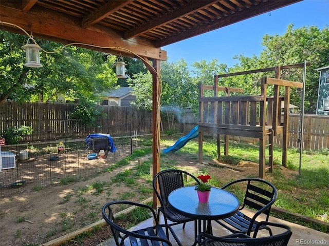 2034 S Truckee St, Aurora, CO 80013 - view of play area featuring a fenced backyard