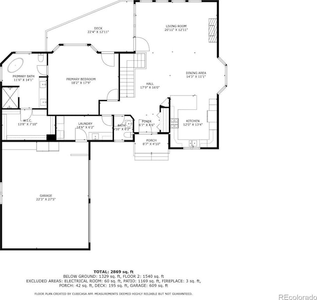 44 Forest Ridge Cir, Bailey, CO 80421 - floor plan / room layout