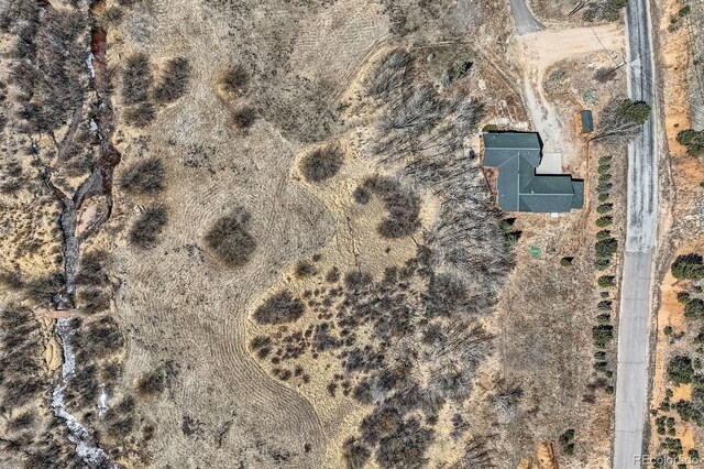 44 Forest Ridge Cir, Bailey, CO 80421 - aerial overview of property's location featuring a desert landscape