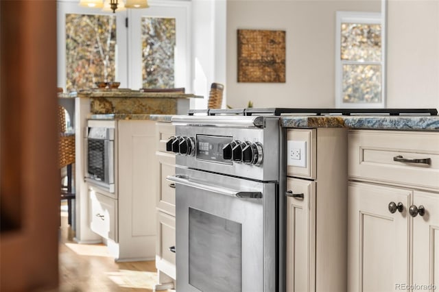 kitchen featuring appliances with stainless steel finishes