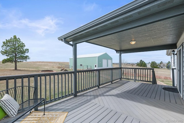 2845 Cherry Way, Parker, CO 80138 - view of wooden deck