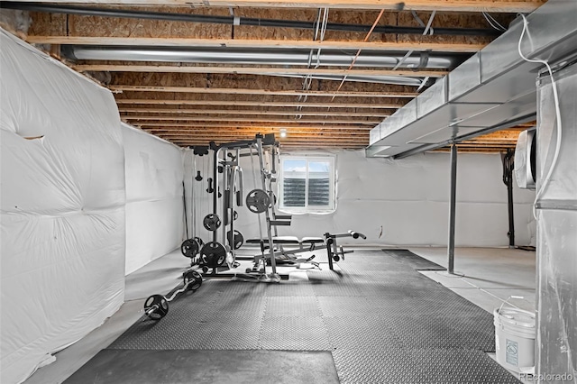 view of exercise room