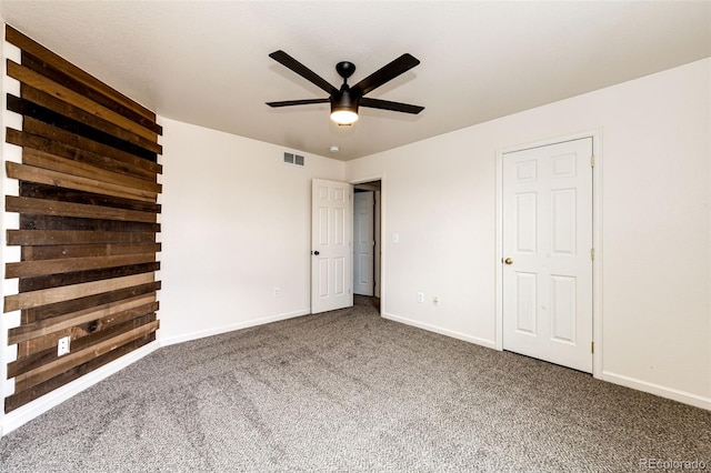 1824 Asoka St, Strasburg, CO 80136 - unfurnished bedroom with carpet floors, baseboards, and a ceiling fan