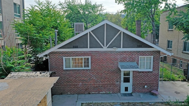 exterior space with central air condition unit