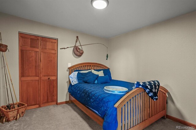13540 Deer Ridge Way, Larkspur, CO 80118 - bedroom featuring carpet and baseboards