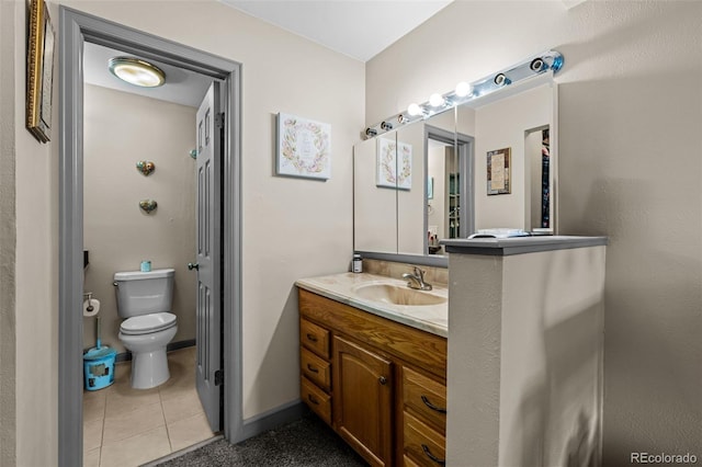 11323 Albion St, Thornton, CO 80233 - bathroom with vanity and tile patterned flooring