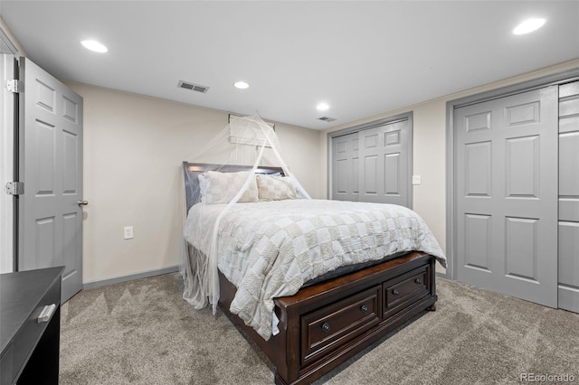 11323 Albion St, Thornton, CO 80233 - bedroom with carpet floors, multiple closets, and recessed lighting