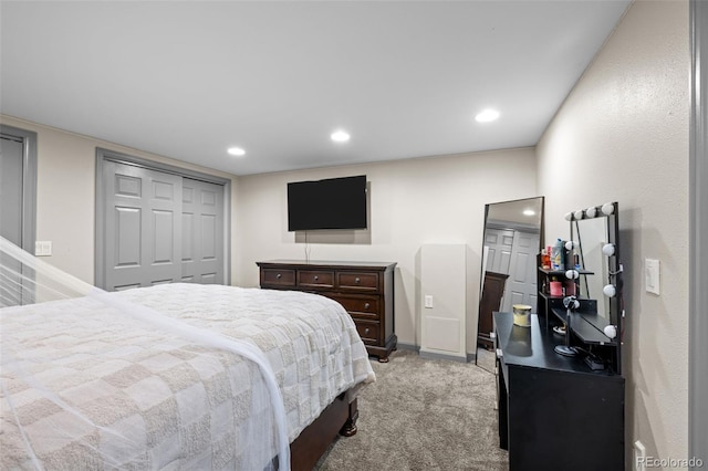 11323 Albion St, Thornton, CO 80233 - bedroom featuring light carpet and recessed lighting