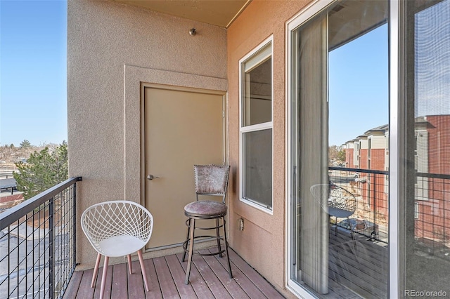 balcony with a sunroom