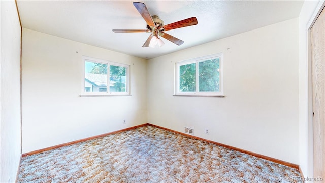 4420 Teller St, Wheat Ridge, CO 80033 - carpeted empty room with healthy amount of natural light and ceiling fan