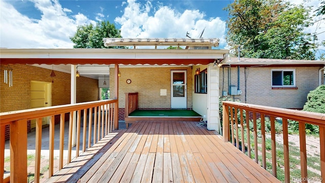 4420 Teller St, Wheat Ridge, CO 80033 - view of wooden deck