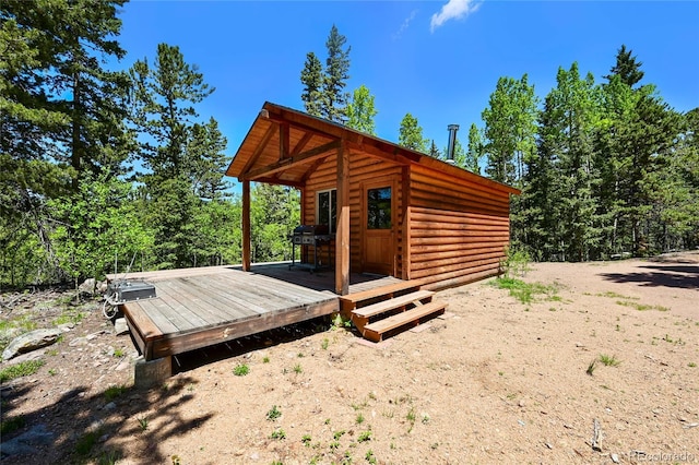 view of outbuilding