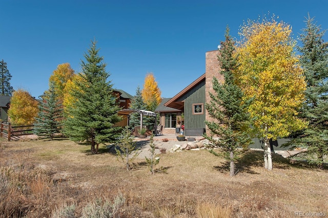 27 Habitat, Dillon, CO 80435 - view of yard with a pergola and a patio