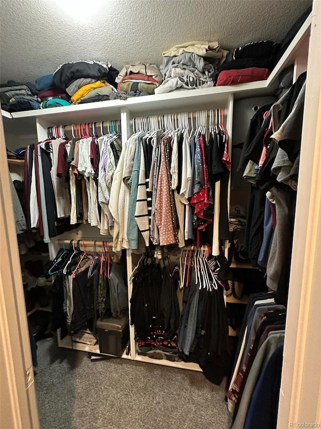 11975 Riverstone Cir Unit 9C, Commerce City, CO 80640 - walk in closet featuring carpet flooring