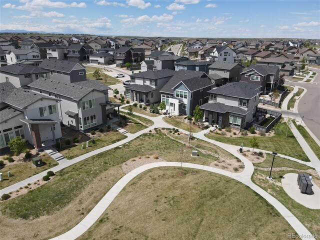 1732 Stable View Dr, Castle Pines, CO 80108 - aerial perspective of suburban area
