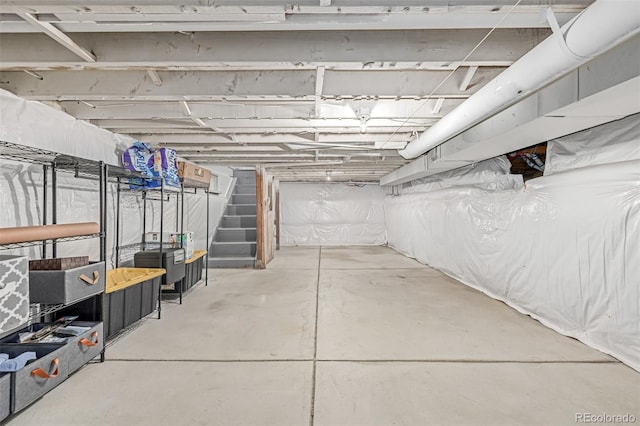 7752 Meade St, Westminster, CO 80030 - unfinished basement with stairway