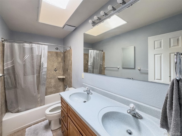 2114 N 21st St, Grand Junction, CO 81501 - full bathroom featuring shower / bath combo with shower curtain and double vanity