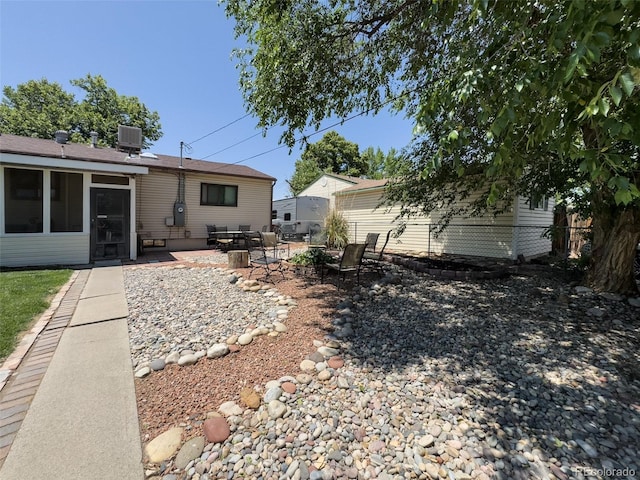 2114 N 21st St, Grand Junction, CO 81501 - view of yard with a patio area and a sunroom