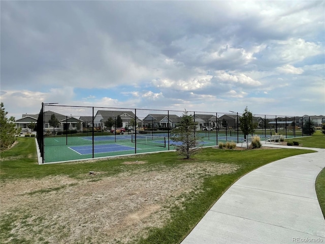 view of sport court