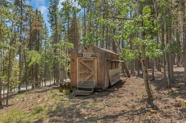 view of outbuilding