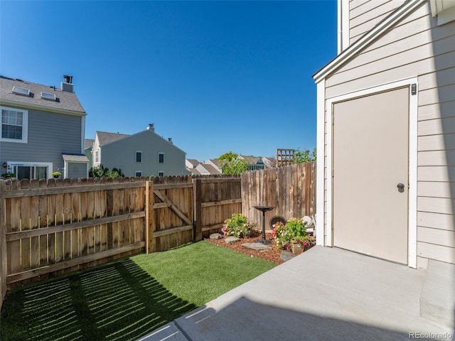 19726 Applewood Ct, Parker, CO 80138 - fenced backyard with a patio and a residential view