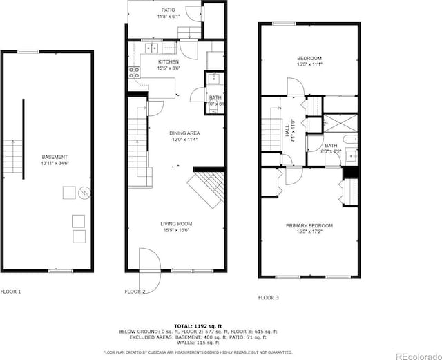 19726 Applewood Ct, Parker, CO 80138 - view of floor plan / room layout