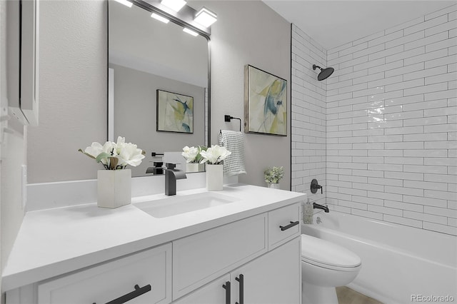 10150 Virginia Ave Unit 103, Denver, CO 80247 - bathroom featuring vanity and bathtub / shower combination