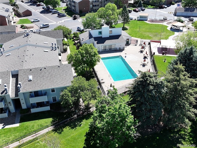 10150 Virginia Ave Unit 103, Denver, CO 80247 - aerial view of a pool
