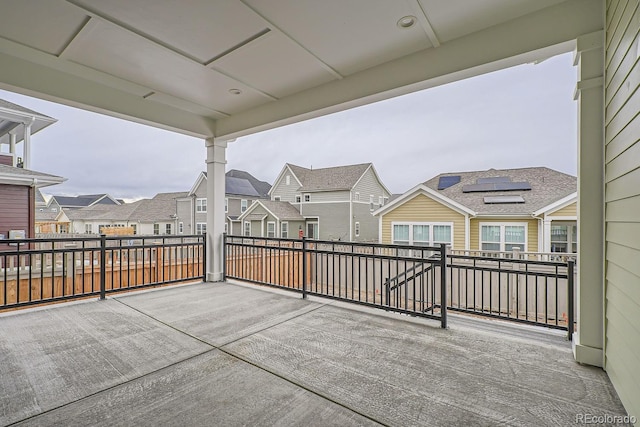 view of patio / terrace featuring a balcony