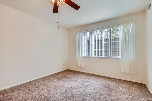 4222 S Blackhawk Cir Unit 6G, Aurora, CO 80014 - carpeted spare room with ceiling fan and baseboards