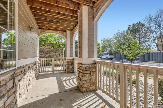 4222 S Blackhawk Cir Unit 6G, Aurora, CO 80014 - view of patio with covered porch