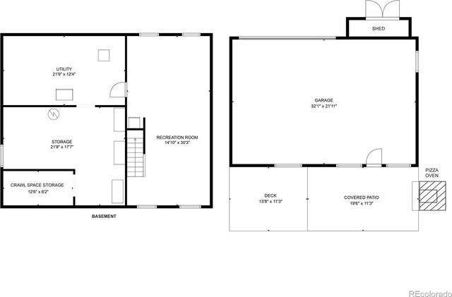 7835 Valley View St, Louviers, CO 80131 - home floor plan