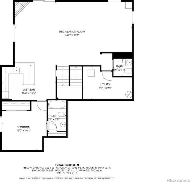 1871 Walnut Creek Ct, Colorado Springs, CO 80921 - view of home floor plan