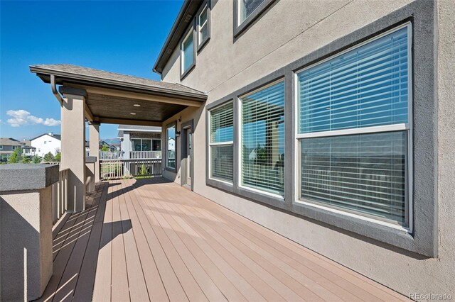 1871 Walnut Creek Ct, Colorado Springs, CO 80921 - view of deck