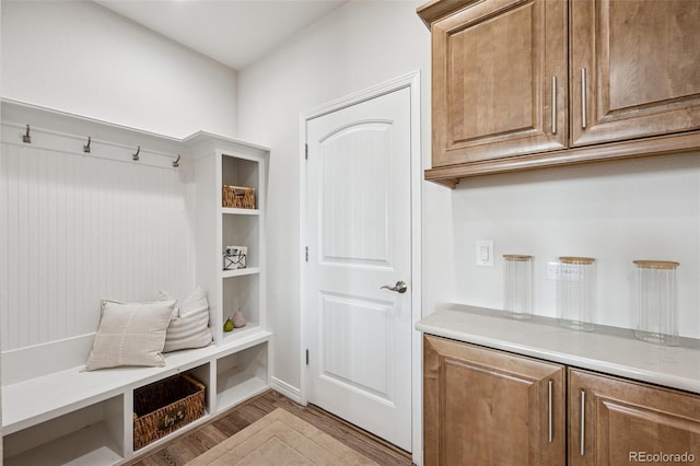 1871 Walnut Creek Ct, Colorado Springs, CO 80921 - mudroom featuring light wood-style floors